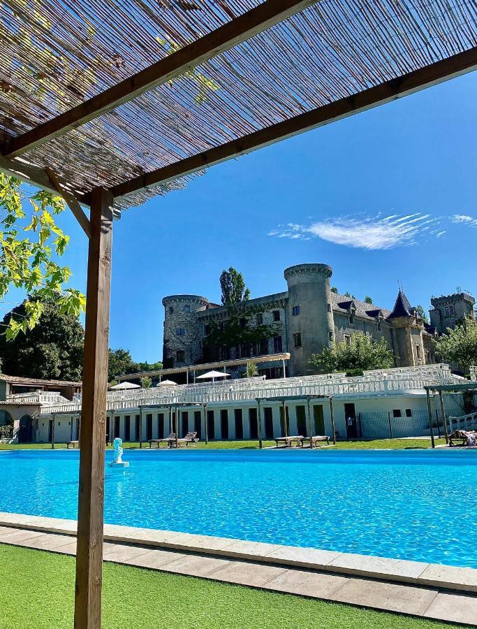 Chateau De Fontager Serves-sur-Rhône Exterior foto